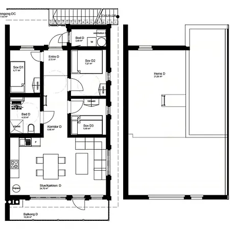 Modern In With Mountain Views *