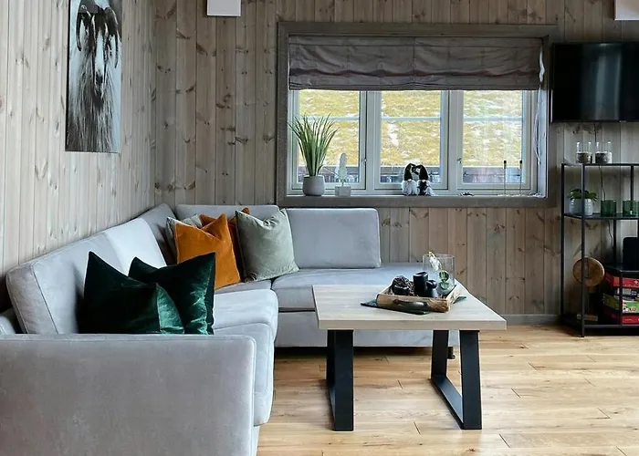 Moderne Pa Med Fantastisk Fjellutsikt *